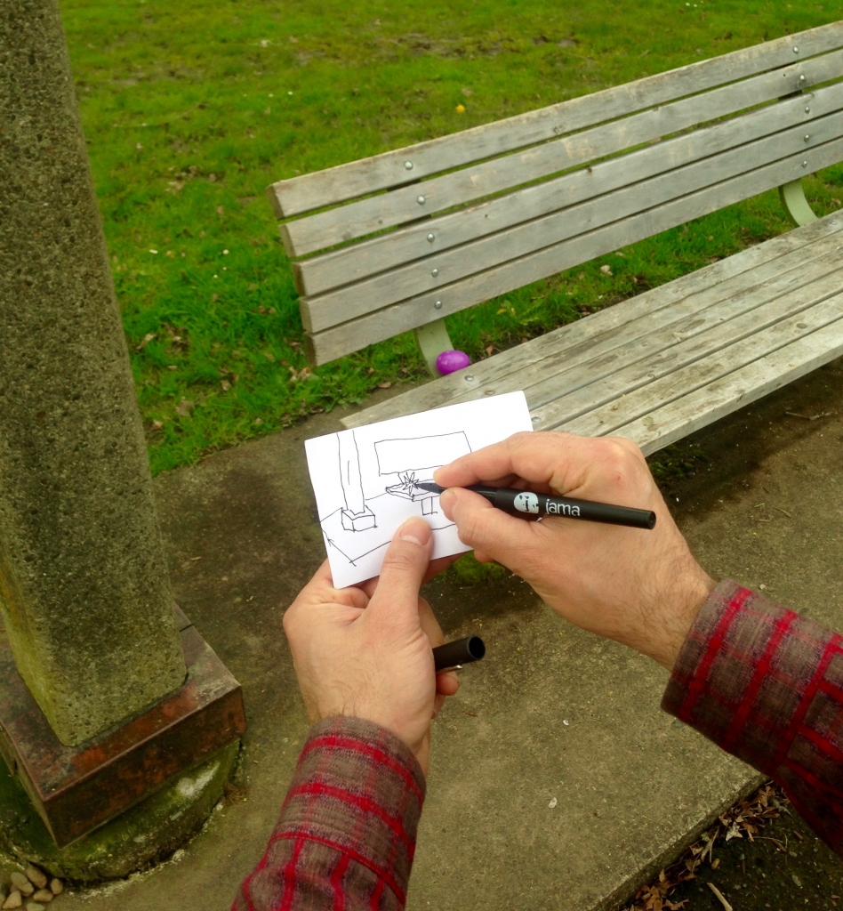 making-treasure-hunt-clues-playground